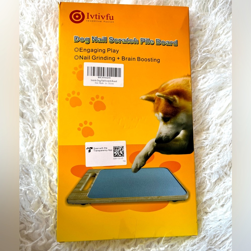 Dog nail scratch file board